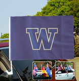 Washington Huskies NCAAB Car Window Flag