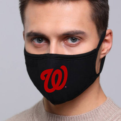 Washington Nationals MLB Face Mask Cotton Guard Sheild 2pcs