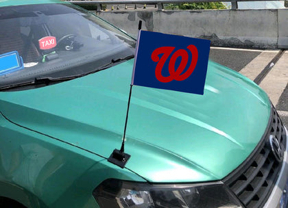 Washington Nationals MLB Car Hood Flag