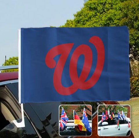Washington Nationals MLB Car Window Flag