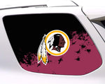 Washington Redskins NFL Rear Side Quarter Window Vinyl Decal Stickers Fits Toyota 4Runner