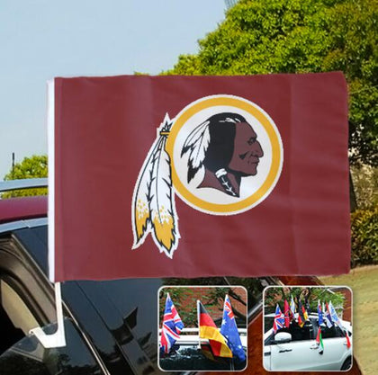 Washington Redskins NFL Car Window Flag