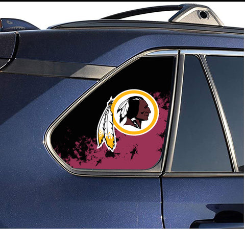 Washington Redskins NFL Rear Side Quarter Window Vinyl Decal Stickers Fits Toyota Rav4