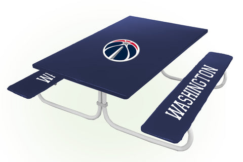 Washington Wizards NBA Picnic Table Bench Chair Set Outdoor Cover