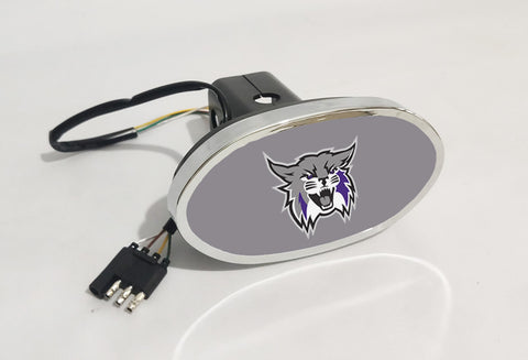 Weber State Wildcats NCAA Hitch Cover LED Brake Light for Trailer