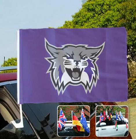Weber State Wildcats NCAAB Car Window Flag