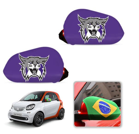 Weber State Wildcats NCAAB Car rear view mirror cover-View Elastic