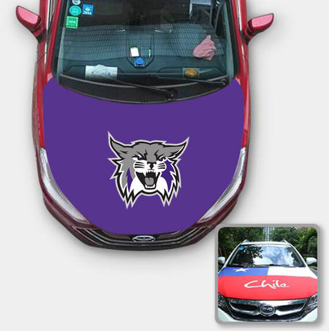 Weber State Wildcats NCAA Car Auto Hood Engine Cover Protector