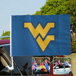 West Virginia Mountaineers NCAAB Car Window Flag