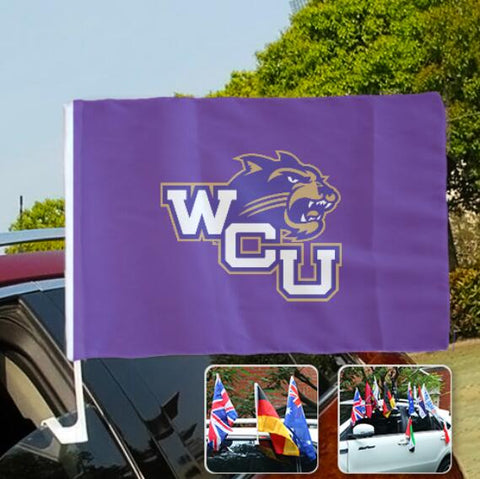 Western Carolina Catamounts NCAAB Car Window Flag