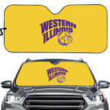 Western Illinois Leathernecks NCAA Car Windshield Sun Shade Universal Fit Sunshade