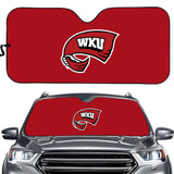 Western Kentucky Hilltoppers NCAA Car Windshield Sun Shade Universal Fit Sunshade