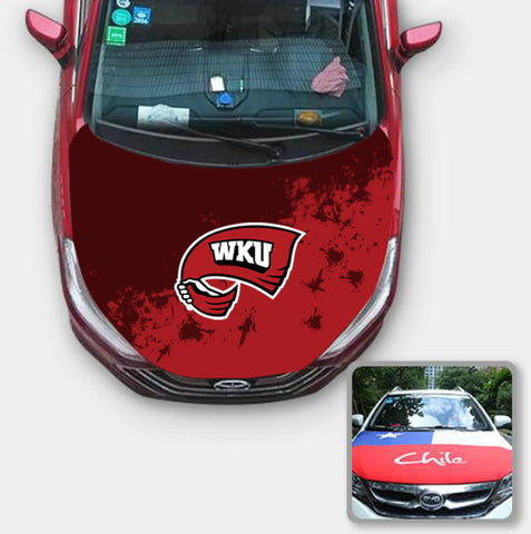 Western Kentucky Hilltoppers NCAA Car Auto Hood Engine Cover Protector