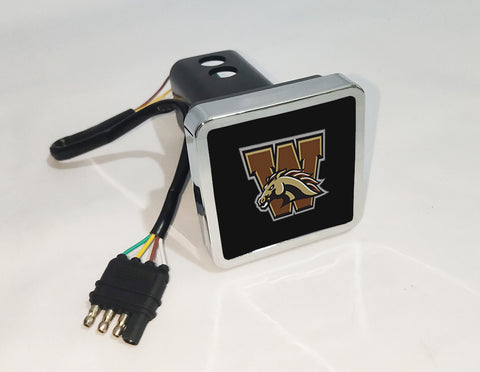 Western Michigan Broncos NCAA Hitch Cover LED Brake Light for Trailer