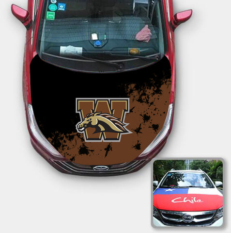 Western Michigan Broncos NCAA Car Auto Hood Engine Cover Protector