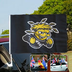 Wichita State Shockers NCAAB Car Window Flag