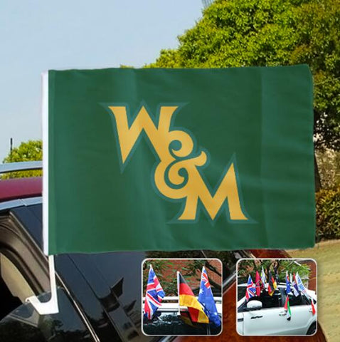 William & Mary Tribe NCAAB Car Window Flag