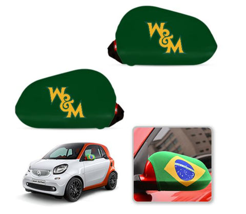 William & Mary Tribe NCAAB Car rear view mirror cover-View Elastic