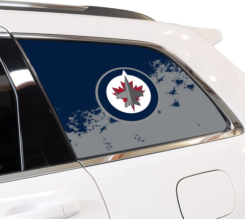 Winnipeg Jets NHL Rear Side Quarter Window Vinyl Decal Stickers Fits Jeep Grand