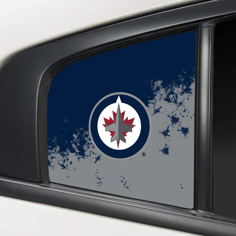 Winnipeg Jets NHL Rear Side Quarter Window Vinyl Decal Stickers Fits Dodge Charger