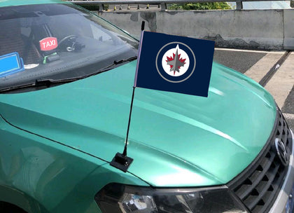 Winnipeg Jets NHL Car Hood Flag