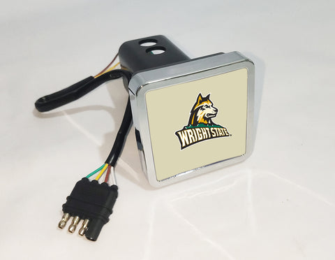 Wright State Raiders NCAA Hitch Cover LED Brake Light for Trailer