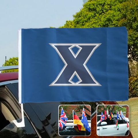 Xavier Musketeers NCAAB Car Window Flag