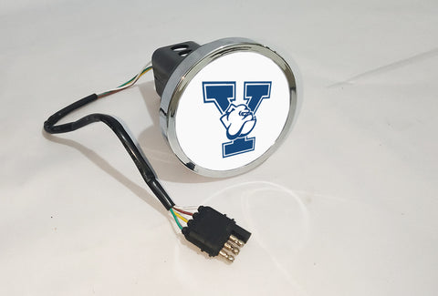 Yale Bulldogs NCAA Hitch Cover LED Brake Light for Trailer