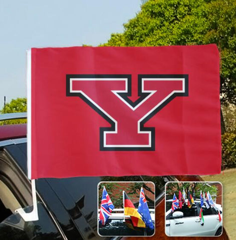 Youngstown State Penguins NCAAB Car Window Flag
