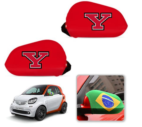 Youngstown State Penguins NCAAB Car rear view mirror cover-View Elastic