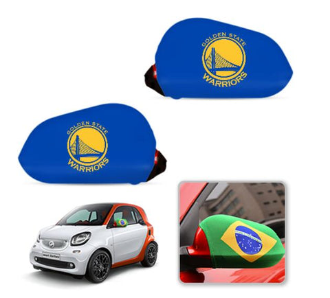Warriors-logo NBA Car rear view mirror cover-View Elastic
